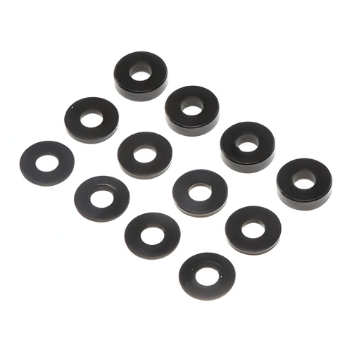 [���ܼ�] TLR336006 [TLR Racing] M3 Aluminum Washer Set, Black (4ea): 22 5.0