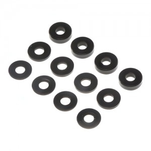 [TLR Racing] M3 Aluminum Washer Set, Black (4ea): 22 5.0 