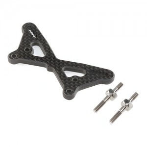 [TLR Racing] Carbon Front Tower w/Ti Standoffs: 22 5.0 