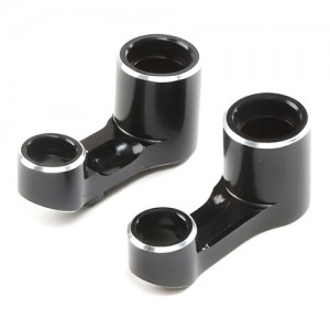 [TLR Racing] Bell Crank Set, Aluminum, Black: 22 5.0 