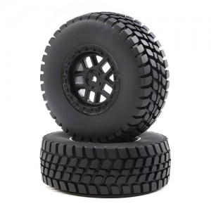 [TEAM LOSI] Alpine Wheel and Tire Mounted (2): BR 