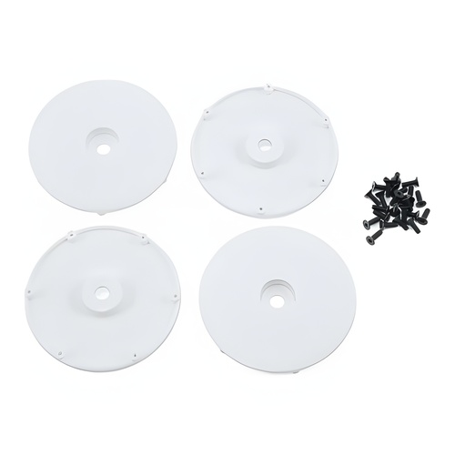 [���ܼ�] TLR43007 [TLR Racing] Team Losi Racing Wheel Disk w/Screws (4) (White)