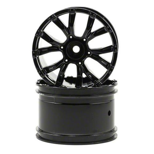 [���ܼ�] LOSB7014 [TEAM LOSI] Team Losi 320S Force Wheels (Black Chrome) (2) (Ten-T)