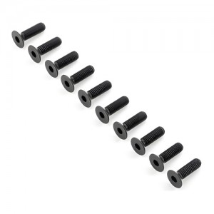 [TLR Racing] Flat Head Screws, M6x20mm (10) 