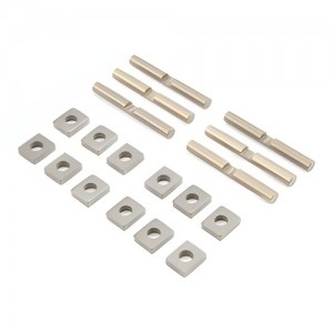 [TLR Racing] Cross Pins & Support Blocks, Al: 5T, MINI WRC 