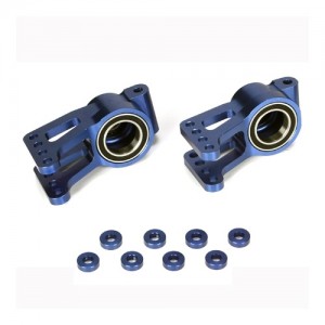 [TEAM LOSI] Alum Rear Hub Setw/BB(2),Blue:5IVE-T, MINI WRC 