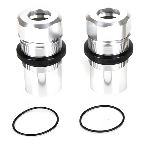 [���ܼ�] LOS253019 [TEAM LOSI] Fr/Rr Shock Body, Cap, AL, Slvr(2): (Monster Truck XL)