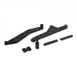 [TEAM LOSI] FR/RR Chassis Brace & CNTR Diff Spcr: Monster Truck XL 