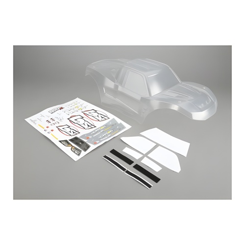 [���ܼ�] LOS250015 [TEAM LOSI] Body, Clear with Sticker Set: Monster Truck XL �ٵ� (�̵���)