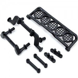 [TEAM LOSI] Losi Desert Buggy XL Front & Rear Body Post w/Light Bar 