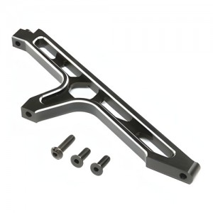 [TEAM LOSI] Chassis Brace, Front, Aluminum, Black: DBXL-E 2.0 