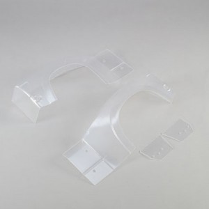 [TEAM LOSI] L/R Rear Fender Set, Clear: Super Baja Rey 