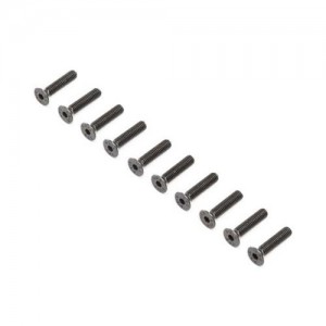 [TEAM LOSI] Flat Head Screws, Stl, BO, M4 x 18mm (10) 