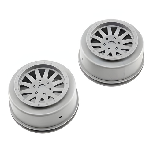 [���ܼ�] LOS45020 [TEAM LOSI] Wheels, Silver (2): Super Baja Rey