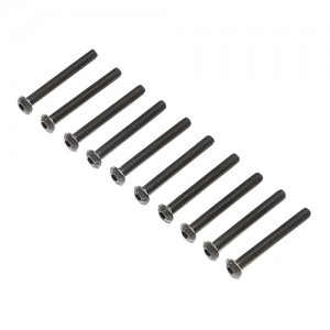 [TEAM LOSI] Button Head Screws, Stl, BO, M4 x 35mm (10) 