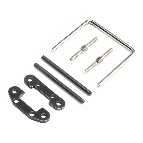 [���ܼ�] LOS254058 [TEAM LOSI] Front Hinge Pin & Brace Set: SuperRockRey