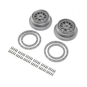 [TEAM LOSI] Beadlock Wheel and Ring Set (2): SBR 2.0 