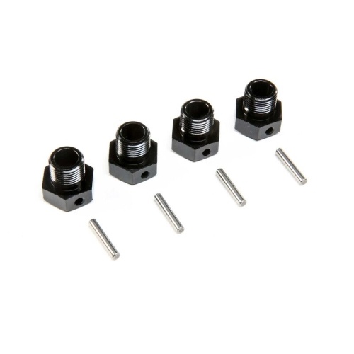 [���ܼ�] LOS252129 [TEAM LOSI] 17mm Wheel Hex, Black (4): SBR 2.0