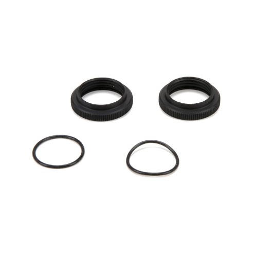 [���ܼ�] LOS253017 [TEAM LOSI] Shock Adjustment Nut (2): �ƿ�� R8 ������ ��Ʈ