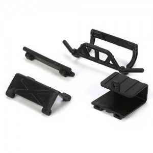[TEAM LOSI] Front/Rear Bumpers, w/Battery Door & Tray: Mc4X4 
