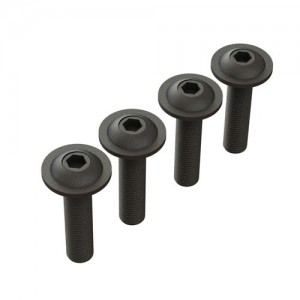 [ARRMA] BUTTON HEAD SCREW FLANGED M4x18mm (4pcs) 