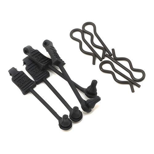 [���ܼ�] ARAC3447 [ARRMA] AR390178 Body Clip Retainer 1/8 Scale Black (4)