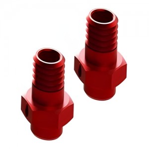[ARRMA] AR310484 Wheel Hex Alumn 17mm/16.5mm Red (2) 