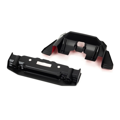 [���ܼ�] ARA410008 [ARRMA] FELONY 6S BLX PAINTED TRIMMED SPLITTER AND DIFFUSER (BLACK/RED)