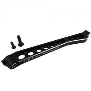 [HOT RACING] AoN28C01 Aluminum Front Chassis Brace: (black) - Kraton Outcast Senton 