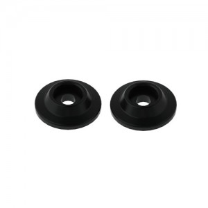 [ARRMA] AR320216 Wing Button Aluminum Black (2) 