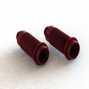 [ARRMA] ALUMINUM SHOCK BODY 16X62MM (RED) (2PCS) 