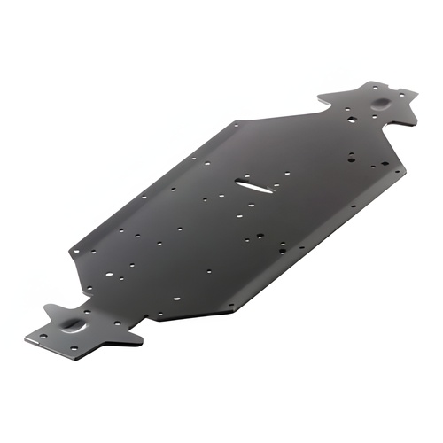 [���ܼ�] ARAC3741 [ARRMA] AR320188 Chassis Aluminum SWB Silver/Blue Typhon