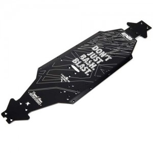 [ARRMA] ALUMINUM CHASSIS CNC 7075 T6 LWB (BLACK) (1PC) for Talion 