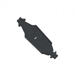 [ARRMA] AR320444 Chassis LWB Aluminum Black Talion 