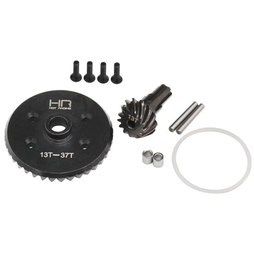 [���ܼ�] HRAATF9337 [HOT RACING] Steel Helical Diff Ring/Pinion - BLX 3S 4S