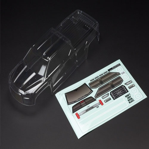 [���ܼ�] ARA402284 [ARRMA] AR402284 BIG ROCK CREW CAB 4X4 Clear Body (Inc. Decals)