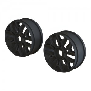 [ARRMA] 1/8 Buggy Wheel, Black (2) (ARA510120) 