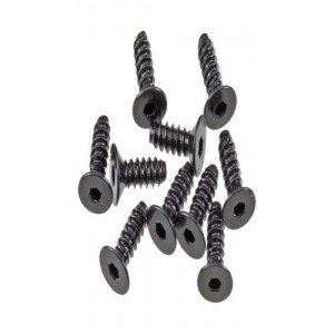 [Axial] AXA0413 Hex Sckt Tapping Flat Hd M2.6x8mm Blk(10) 