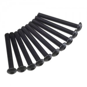 [Axial] AXA120 Hex Socket Button Head M3x25mm Black (10) 
