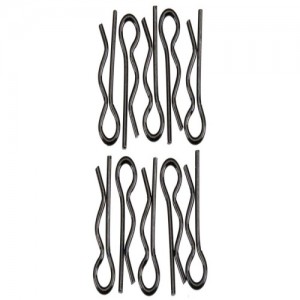 [Axial] AXA1059 Body Clip 6mm Black (10) 