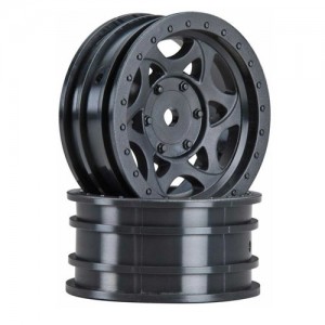 [Axial] 1.9 Walker Evans Street Wheel Black (2) AXIC8138 