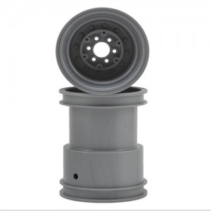 [jconcepts] Tribute 2.6 x 3.6 Monster Truck Wheel, Silver (2) 
