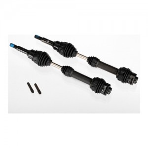 [Traxxas] AX6851R Driveshafts front steel-spline constant-velocity (complete assembly) (2) Slash 4x4 