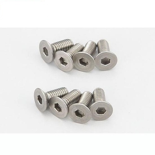 [���ܼ�] KY1-S33008HT [KYOSHO] Flat Head Screw(Hex/Titanium/M3x8/8pcs)