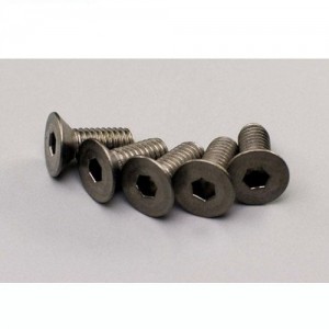 [KYOSHO] Flat Head Screw(Hex/Titanium/M4x10/5pcs) 