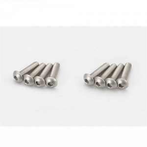 [KYOSHO] Button Screw(Hex/Titanium/M3x12/8pcs) 