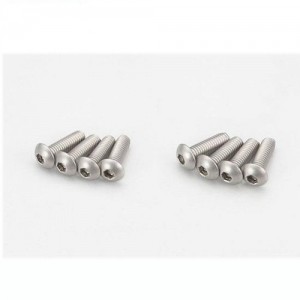 [KYOSHO] Button Screw(Hex/Titanium/M3x10/8pcs) 