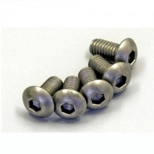 [KYOSHO] Button Screw(Hex/Titanium/M4x8/5pcs) 