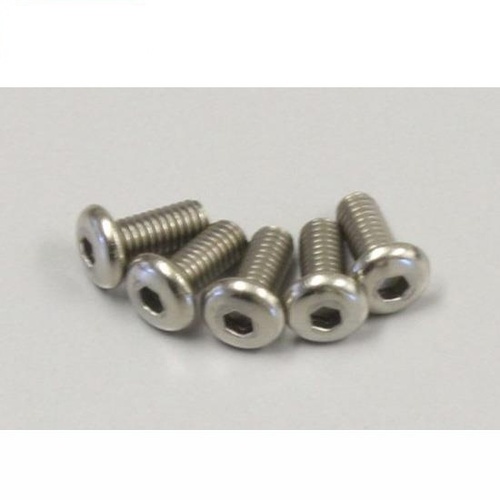 [���ܼ�] KY1-S12606HT [KYOSHO] Button Screw(Hex/Titanium/M2.6x6/5pcs)