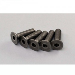 [KYOSHO] Flat Head Screw(Hex/Titanium/M4x15/5pcs) 